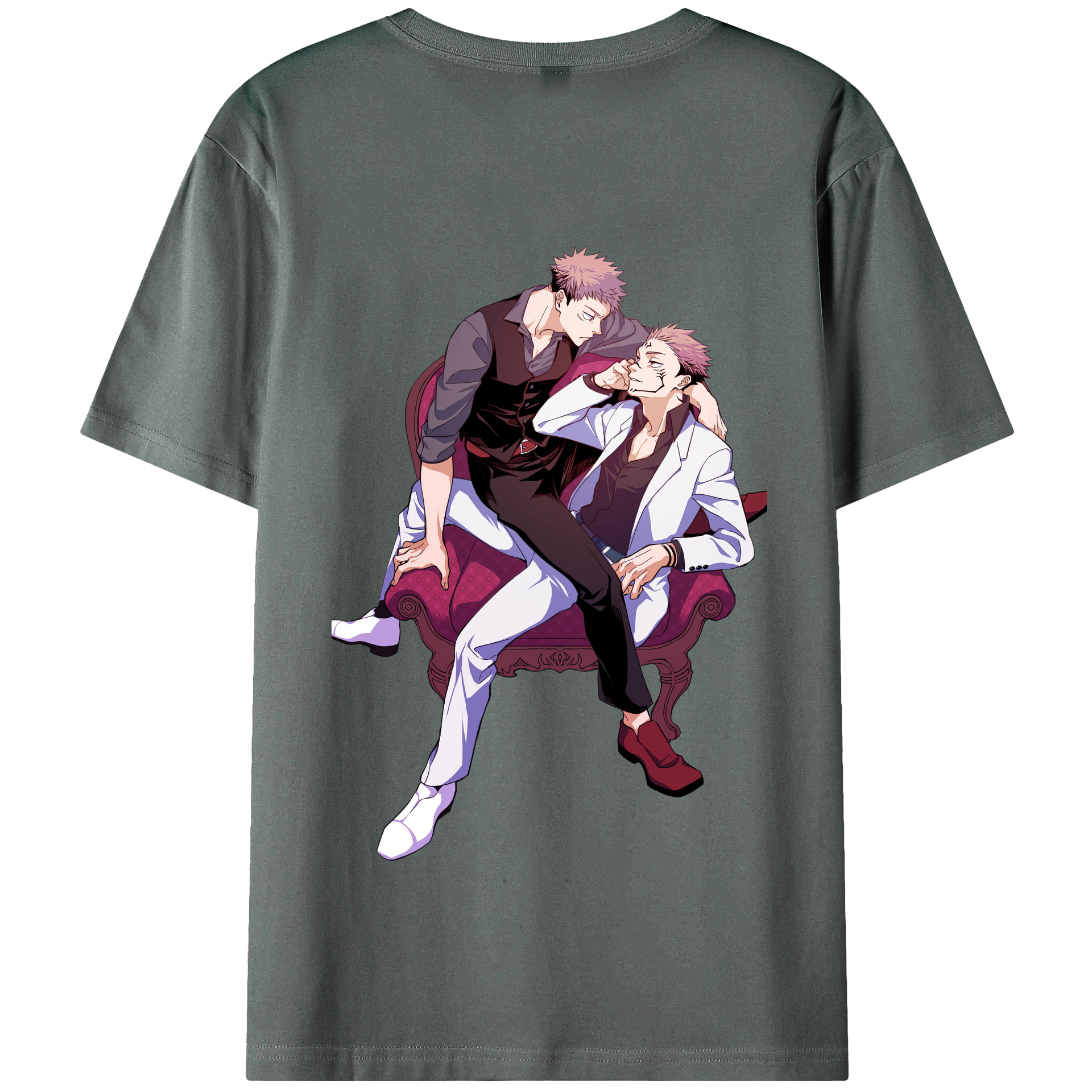 （画像用） 呪術廻戦 Jujutsu Kaisen 綿100％半袖Tシャツ（背面プリント）